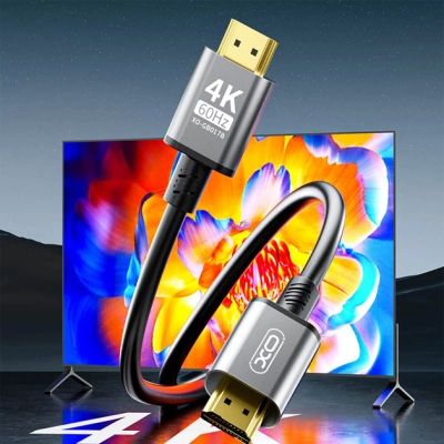 Кабель мультимедийный HDMI to HDMI 5.0m v2.0 black XO (GB017B-HDMI.tranish) | Зображення 3