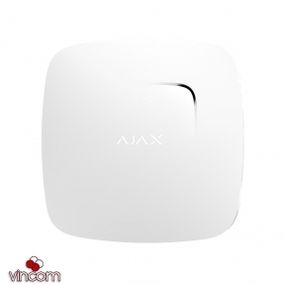 Беспроводной датчик детектирования дыма Ajax FireProtect white