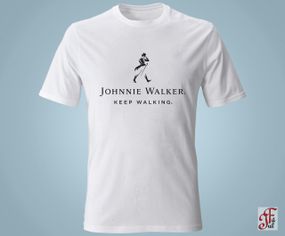 Футболка жіноча з принтом  логотип  Johnnie Walker