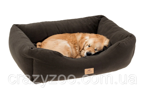 Лежак для собак и котов Ferplast Coccolo Microfleece 80 темно-серый 78x56x22 см 83318023 | Зображення 3
