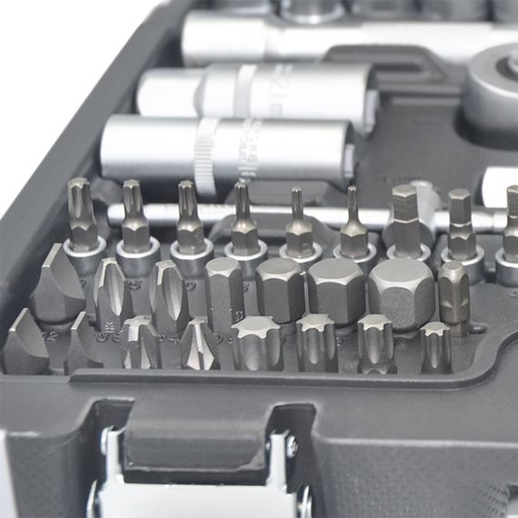 Набор инструментов профессиональный 1/2" и 1/4" 82 ед. WERK 70223 | Зображення 8