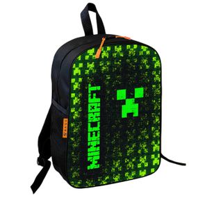 Рюкзак шкільний дитячий 36х27см Майнкрафт Кріпер «Minecraft» з принтом для хлопчика (00586)