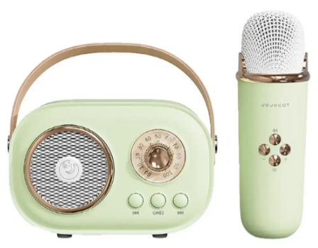 Акустична система «RETRO» з мікрофоном ∙ Бездротова портативна Bluetooth колонка на акумуляторі ∙ Міні-караоке | Зображення 4