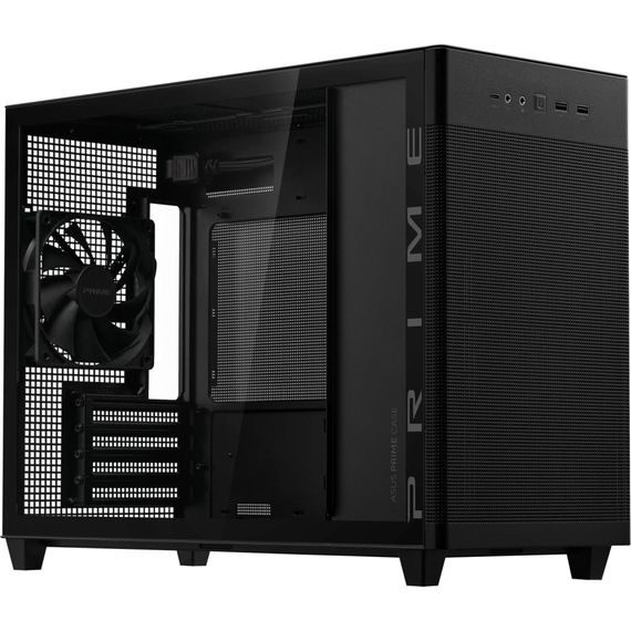 Корпус ASUS Prime AP201 Black Tempered Glass (90DC00G0-B39010) | Зображення 6