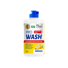 Засіб для миття посуду 470 г Лимон ProWash 2К