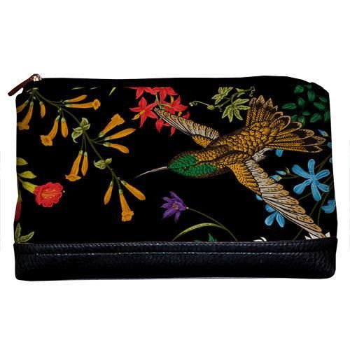 Косметичка дорожня жіноча Lovely Колибри 26x15x8 см