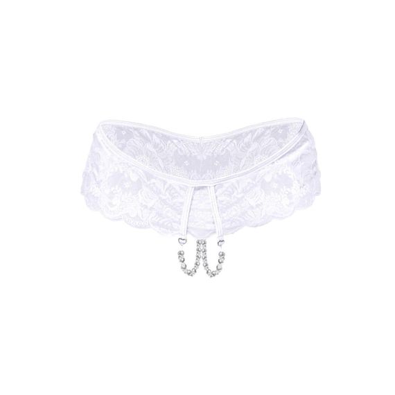 Сексуальні відкриті трусики Art of Sex - Isabell, колір білий, розмір L-2XL Sex Aura | Зображення 1