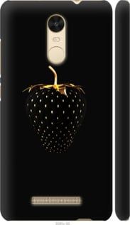 Чохол на Xiaomi Redmi Note 3 pro Чорна полуниця "3585m-335-24368"