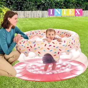 Детский надувной игровой центр Пончик 48476 Intex 127х61 см