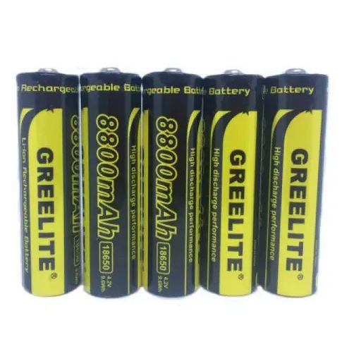 Акумулятор (1шт) 18650 Greelite 4.2V 9.6Wh Li-ion батарейка для ліхтарика | Зображення 5