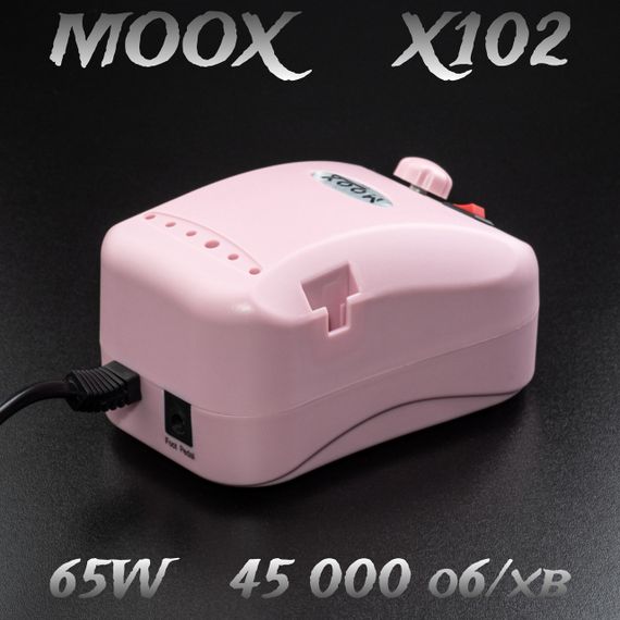 Рожевий фрезер Moox X102 45тис. об/хв, 65W для манікюру і педикюру | Зображення 3