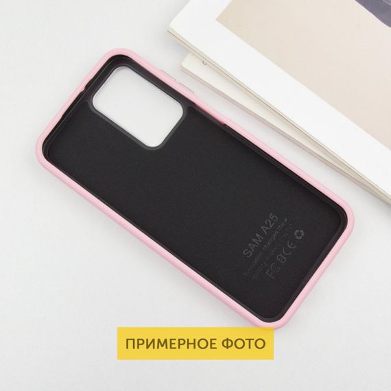 Шкіряний чохол Leather Case Metal Buttons для Xiaomi Redmi A3 Light Pink | Зображення 3