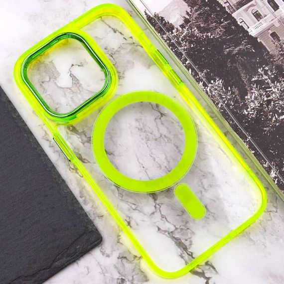 Чохол TPU Iris with MagSafe для Apple iPhone 13 Pro (6.1") Жовтий | Зображення 4