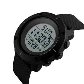 Годинник наручний чоловічий SKMEI 1213BK BLACK BIG SIZE, годинник тактичний протиударний. CS-230 Колір: чорний