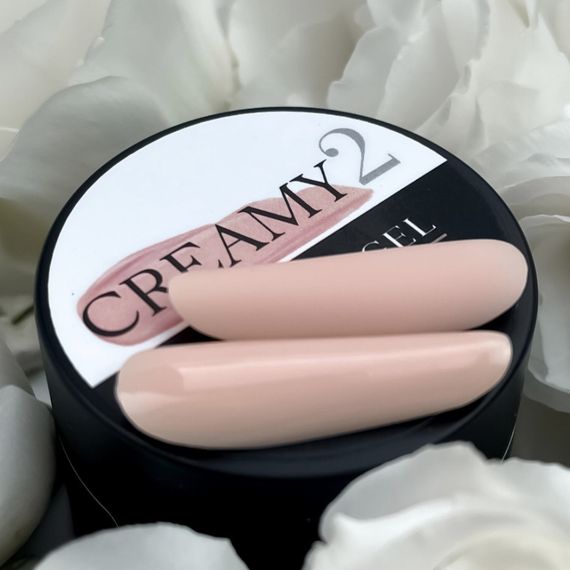 Гель для нарощення нігтів Crooz Creamy gel 02 (молочно-бежевий) 15мл