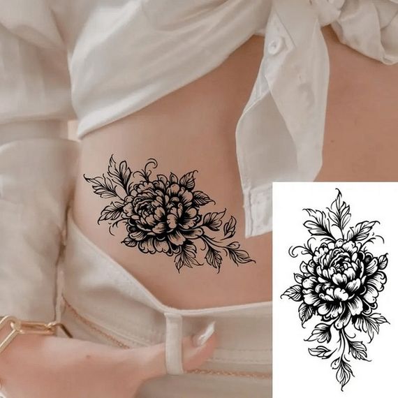 Набір дитячих тимчасових татуювань "Чорні міні №5" black-tattoo-mini-set-5-T | Зображення 2