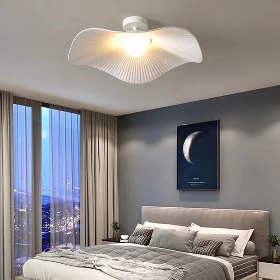 Люстра світлодіодна стельова LED світильник для квартири на стелю лед 26927 Білий 20х44х44 см. | Зображення 3