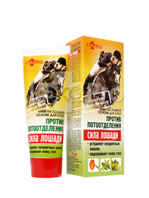 Сила Коня Крем проти потовиділення на гелевою основі 75мл.