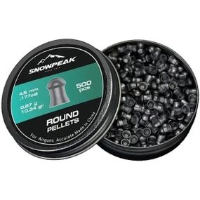 Пули пневматические Snow Peak Round Heavy 0.67 гр (500 шт) 4.5 мм