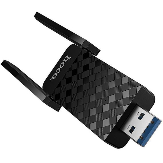 Портативный модем WiFi роутер Hoco HI34 600Mbs (Micro SIM) Black | Зображення 1