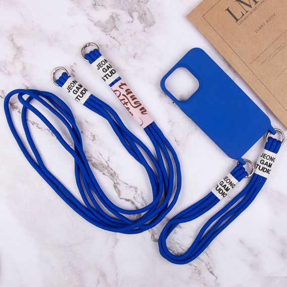 Чехол TPU two straps California для Apple iPhone 11 (6.1") Синий / Iris | Зображення 5