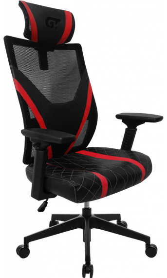 Кресло офисное GT Racer X-6674 BLACKRED | Зображення 1