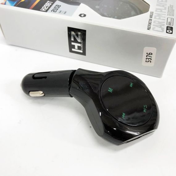 Трансмітер Автомобільний FM модулятор FM H29 BT, Модулятор для мобільних пристроїв в авто. Колір: чорний | Зображення 1