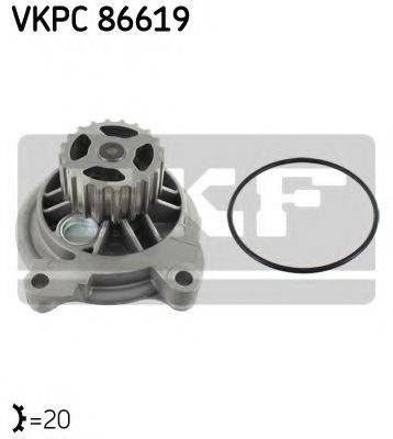 Насос водяний AUDI, VW (Вир-во SKF) SKF VKPC86619 на AUDI 100 седан (4A, C4)