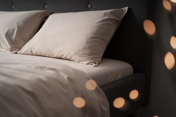 Комплект постільної білизни SoundSleep Stonewash євро 200х220 см бежевий (93593007) | Зображення 4