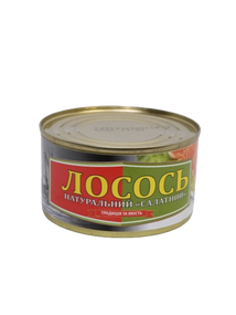 Лосось натуральний «Cалатний» Рибацька Артіль 230 г