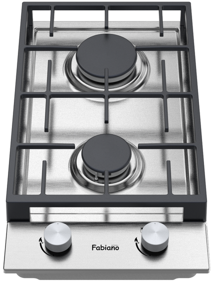 Варильна поверхня газова Fabiano FHG 832 VGH Inox 8112.406.1475