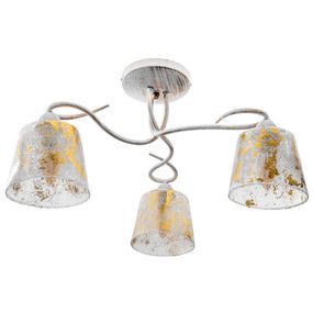 Люстра потолочная классическая E14 40W WH (BKL-595C/3)