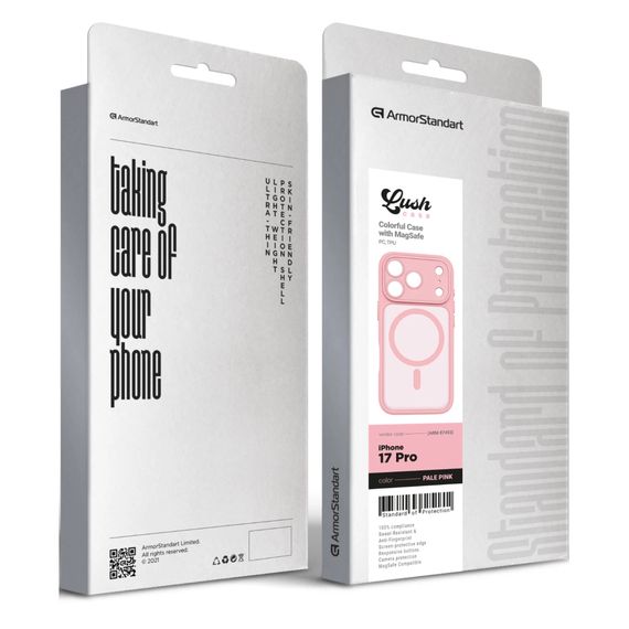 Чохол до мобільного телефона Armorstandart Lush MagCase Apple iPhone 17 Pro Pale Pink (ARM87493) | Зображення 2