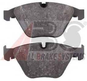 Колодка гальм. диск. BMW 5(F10) 523I,528I,520D,525D,530D 2010 - передн. (вир-во ABS) A.B.S. 37669 на BMW 3 Touring (E91)