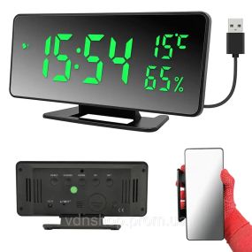 Часы VST 888Y с датчиком температуры и влажности