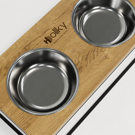 Миски на підставці для великих собак Hollky Base XL20 (2 × 1,8 л) BXL20-522620-BLNT | Зображення 7