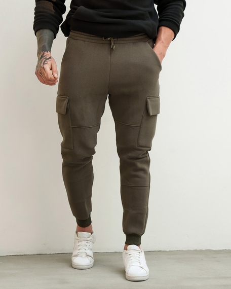 Штаны Карго Зимние хаки S L | Зображення 3