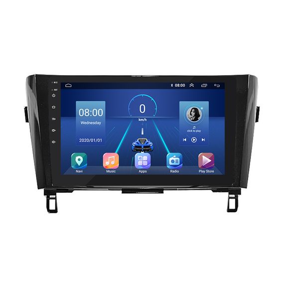 Штатна магнітола Lesko для Nissan Rogue II Рестайлинг 2016-2020 екран 10" 2/32Gb/ 4G/ Wi-Fi Premium GPS