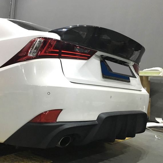 Спойлер V4 (для 2013-2020, Карбон) для Lexus IS 2013- рр | Зображення 1