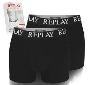 Чоловічі анатомічні труси боксери Replay (2 шт) XL