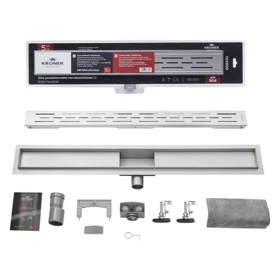 Линейный трап Kroner KRP Eifel L60 Linien с сухим затвором (CV034168) | Зображення 3
