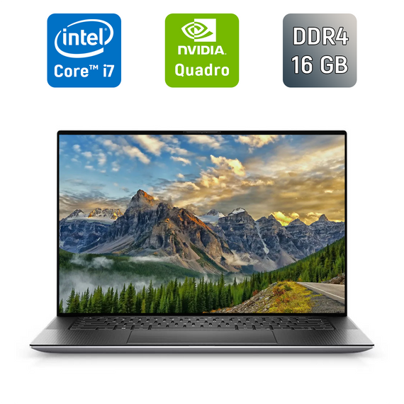 Мобильная рабочая станция Dell Precision 5560 / 15.6" (1920x1080) IPS / Intel Core i7-11850H (8 (16) ядер по 2.5 - 4.8 GHz) / 16 GB DDR4 / 512 GB SSD / nVidia Quadro T1200, 4 GB GDDR6, 128-bit / TouchID / WebCam / Windows 10 б/у