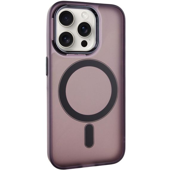 Чехол TPU+PC Lily with MagSafe для Apple iPhone 13 Pro Max (6.7") Dark Purple