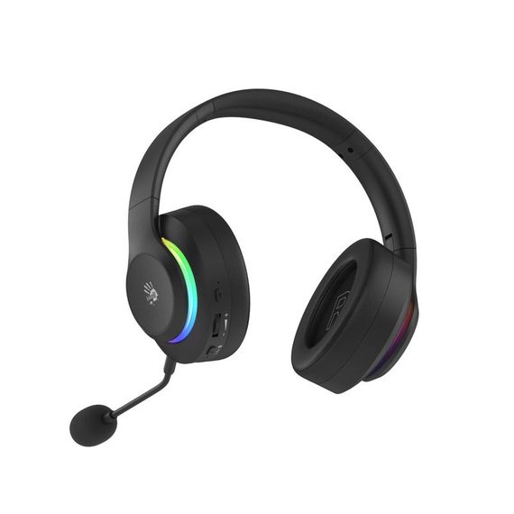 Гарнітура ігрова бездротова Bloody GR520 (Black) з RGB підсвічуванням, чорний колір | Зображення 9