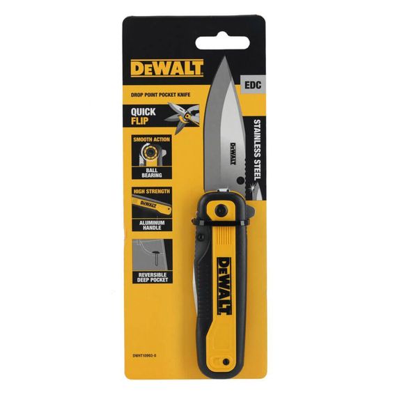 Ніж складаний з довжиною леза 84 мм DeWALT DWHT10993-0 | Зображення 5