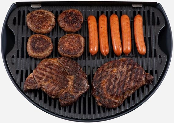 КОМПЛЕКТ Портативний переносний газовий гриль O-GRILL 900, кремовий + шланг в подарунок! Код: 013372 | Зображення 9