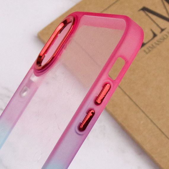 Чохол TPU+PC Fresh sip series для Apple iPhone XS Max (6.5") Бірюзовий / Рожевий | Зображення 3
