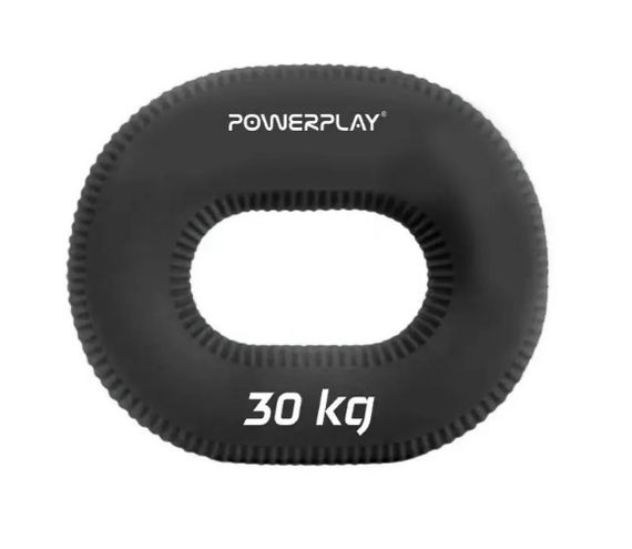Еспандер кистьовий силіконовий PowerPlay PP-4336 Hand Grip Hard 30 кг Чорний (PP_4336_Black_30kg)