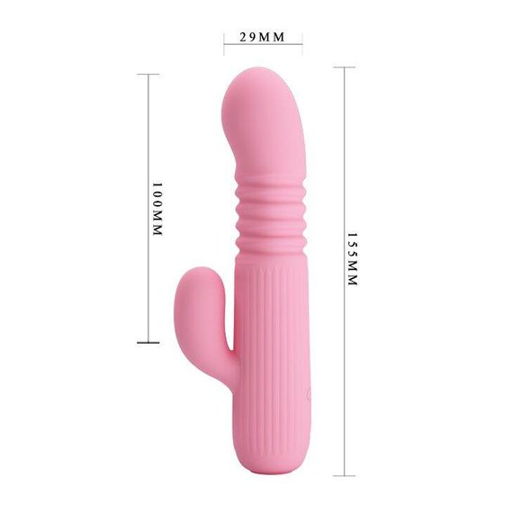 Вібромасажер з поступальним рухом Pretty Love-Leopold, BI - 014593-1 Sex Aura | Зображення 6