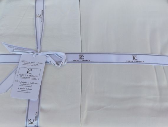 Постільна білизна First Choice Jacquard Satin 200х220 Sofya Cream | Зображення 2